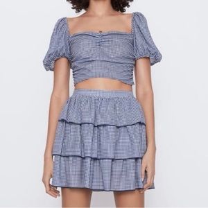 Zara Gingham Set